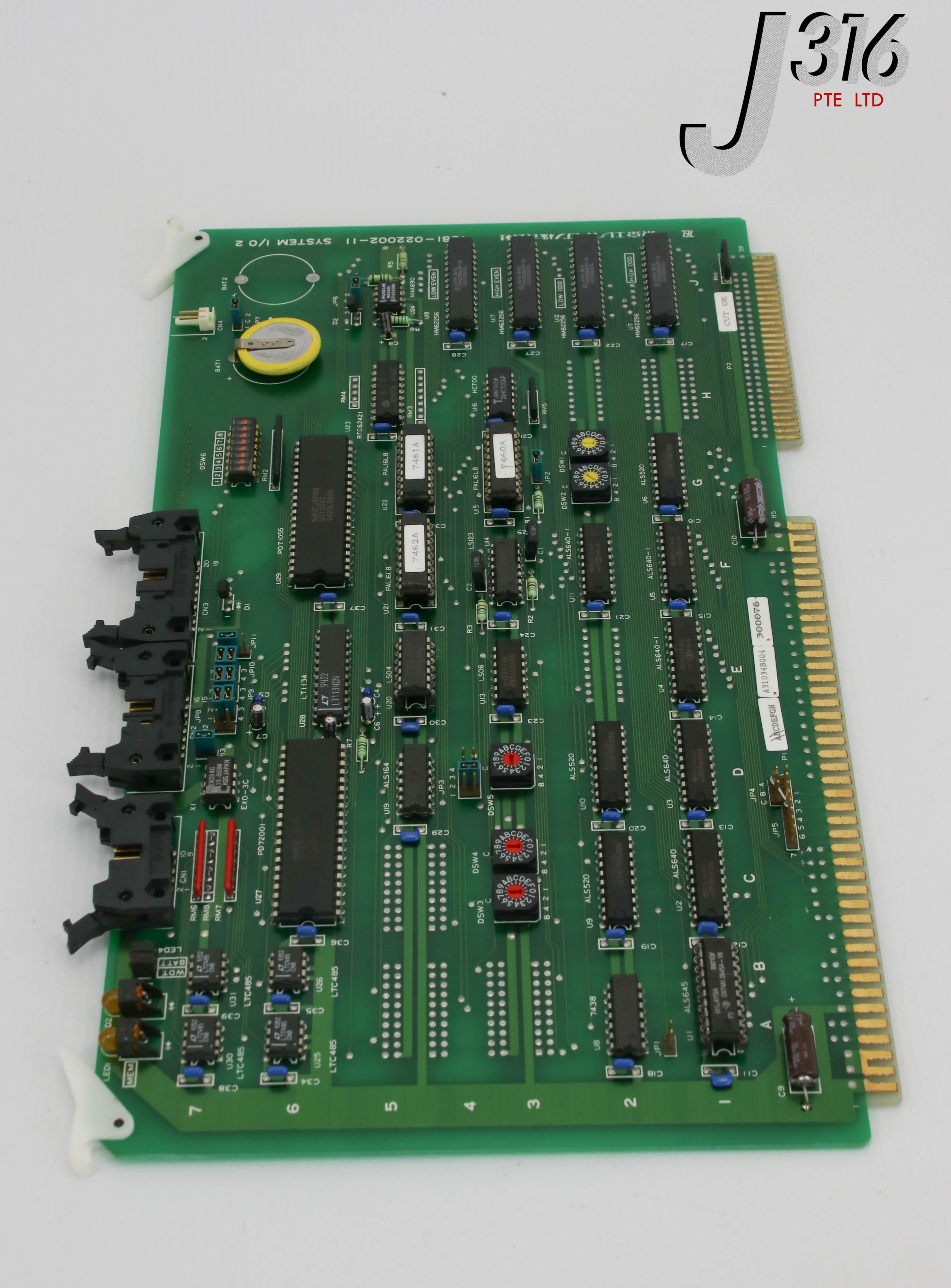 144 TOKYO ELECTRON PCB SYSTEM I/O 2, 1808-022002-1 1881-022002-11 ...